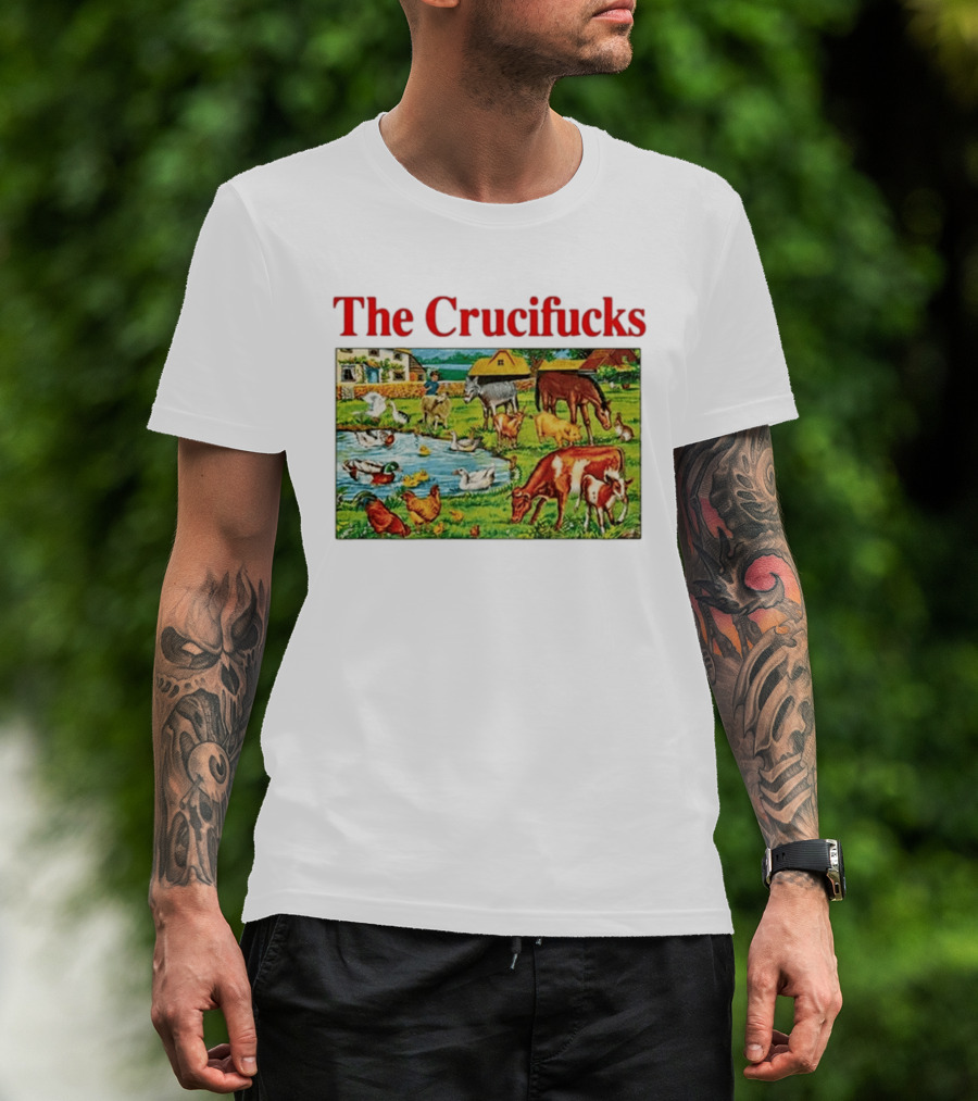 Alternative Tentacles Records The Crucifucks Farmyard T-Shirt