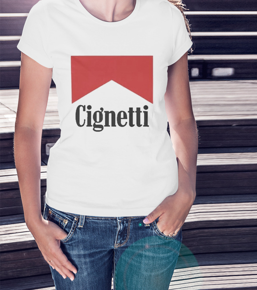 Cignetti Cigarette Red Banner T-Shirt
