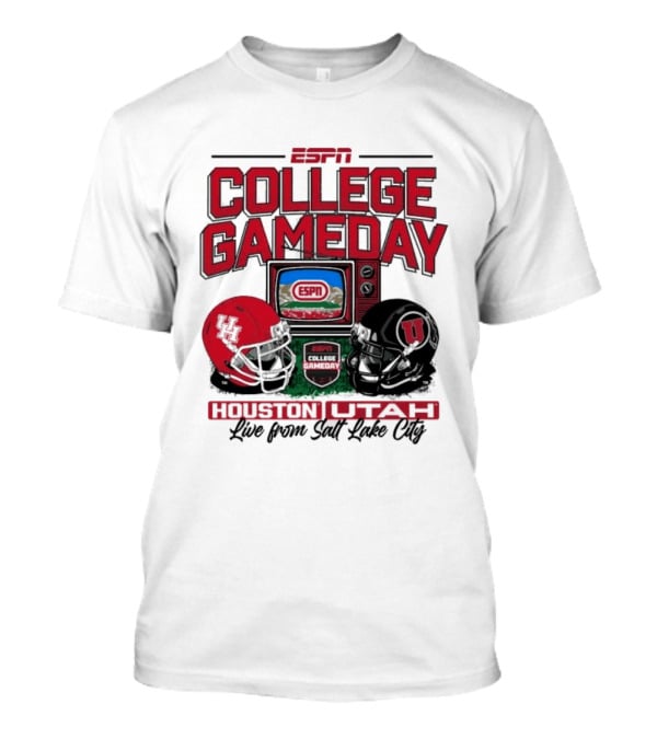 ESPN College GameDay Houston Cougars Utah Utes Live From Salt Lake City T-Shirt