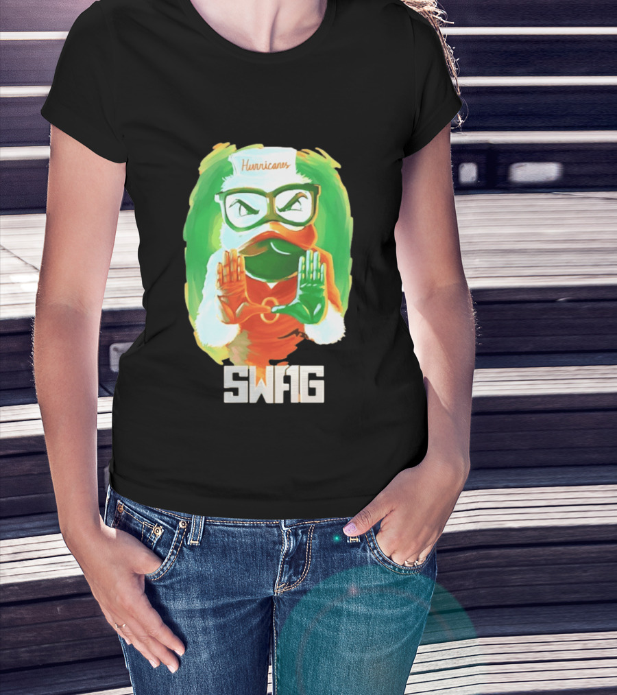 Miami Hurricanes Sebastian Hurricane U Swag T-Shirt