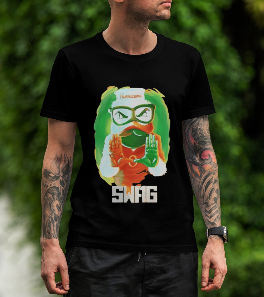 Miami Hurricanes Sebastian Hurricane U Swag T-Shirt