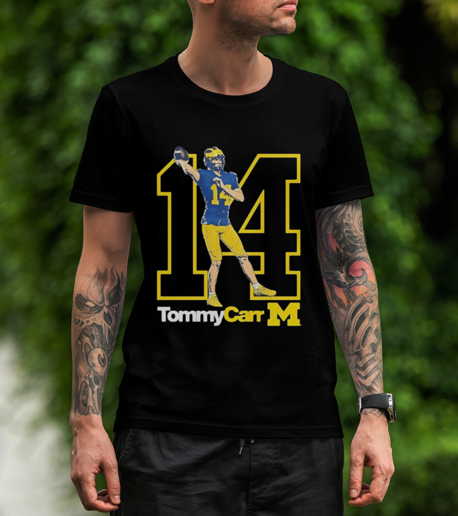 Tommy Carr Michigan Wolverines 14 T-Shirt