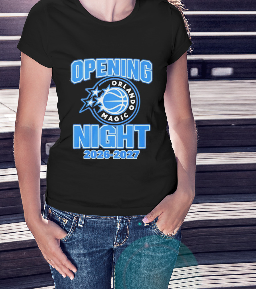 Opening Night 2026 2027 Orlando Magic Basketball Event T-Shirt