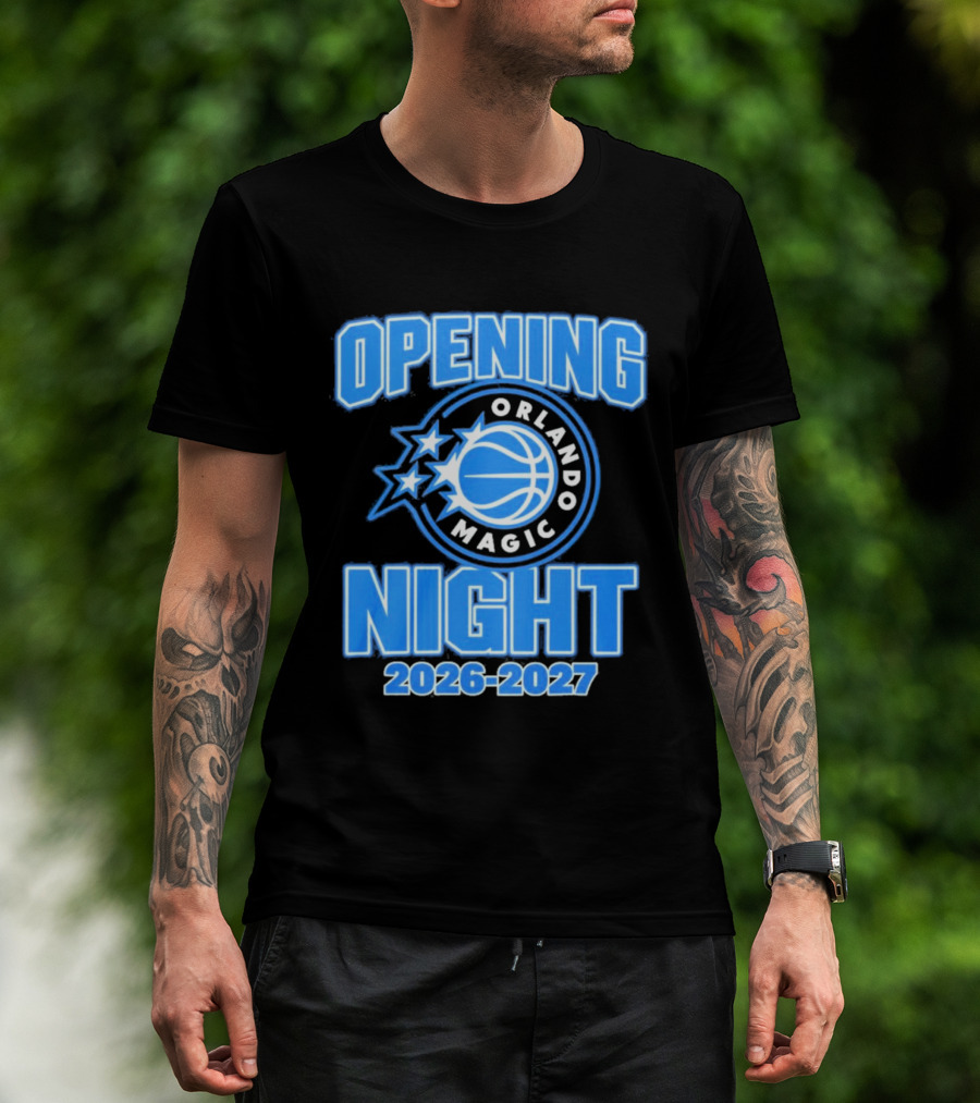 Opening Night 2026 2027 Orlando Magic Basketball Event T-Shirt