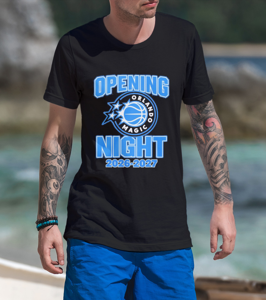 Opening Night 2026 2027 Orlando Magic Basketball Event T-Shirt