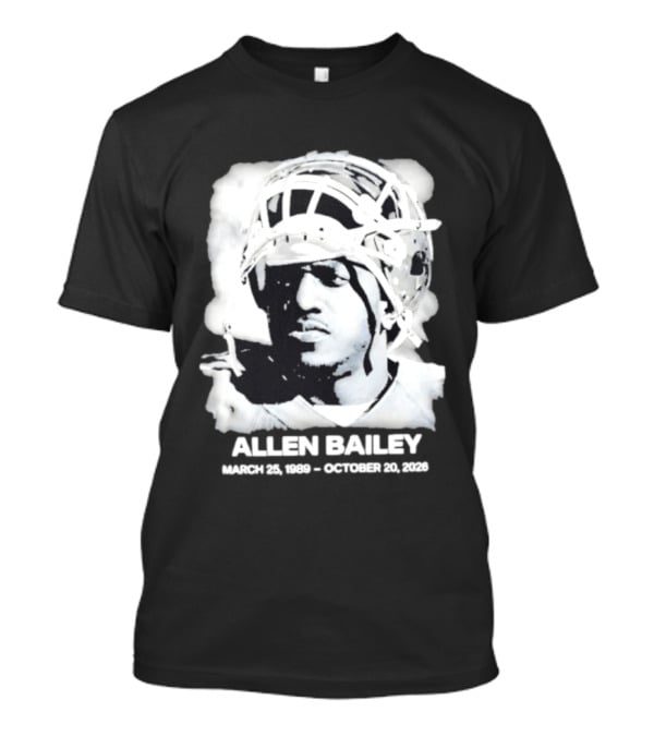 Rest In Peace Allen Bailey March 25 1989 October 20 2026 T-Shirt