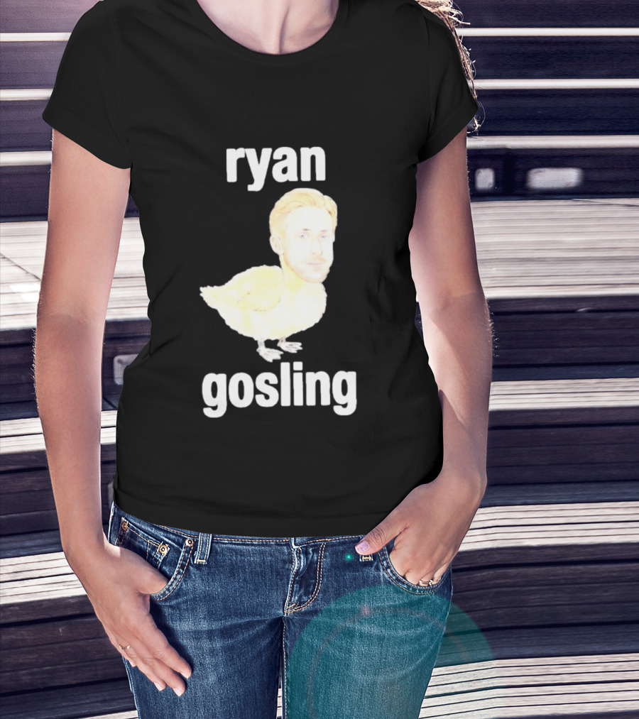Ryan Gosling Meme Goose Drawing T-Shirt