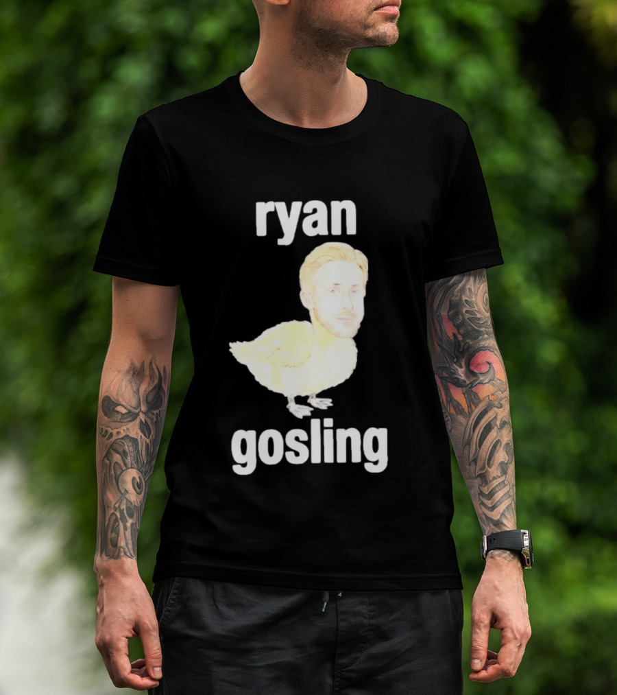 Ryan Gosling Meme Goose Drawing T-Shirt