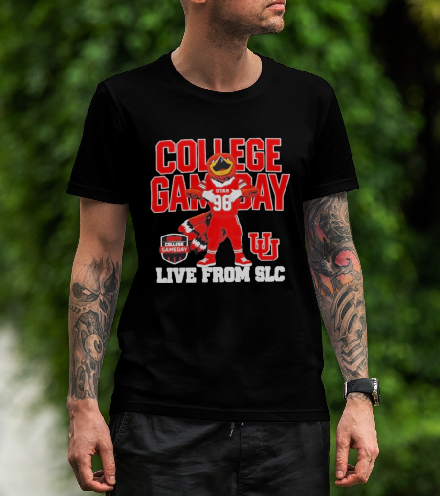 College GameDay Live From SLC Utah Utes Swoop 96 T-Shirt