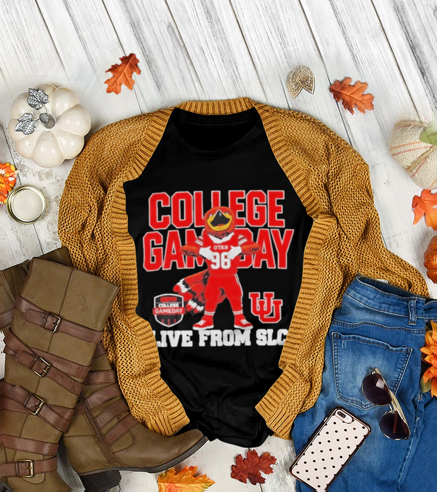 College GameDay Live From SLC Utah Utes Swoop 96 T-Shirt