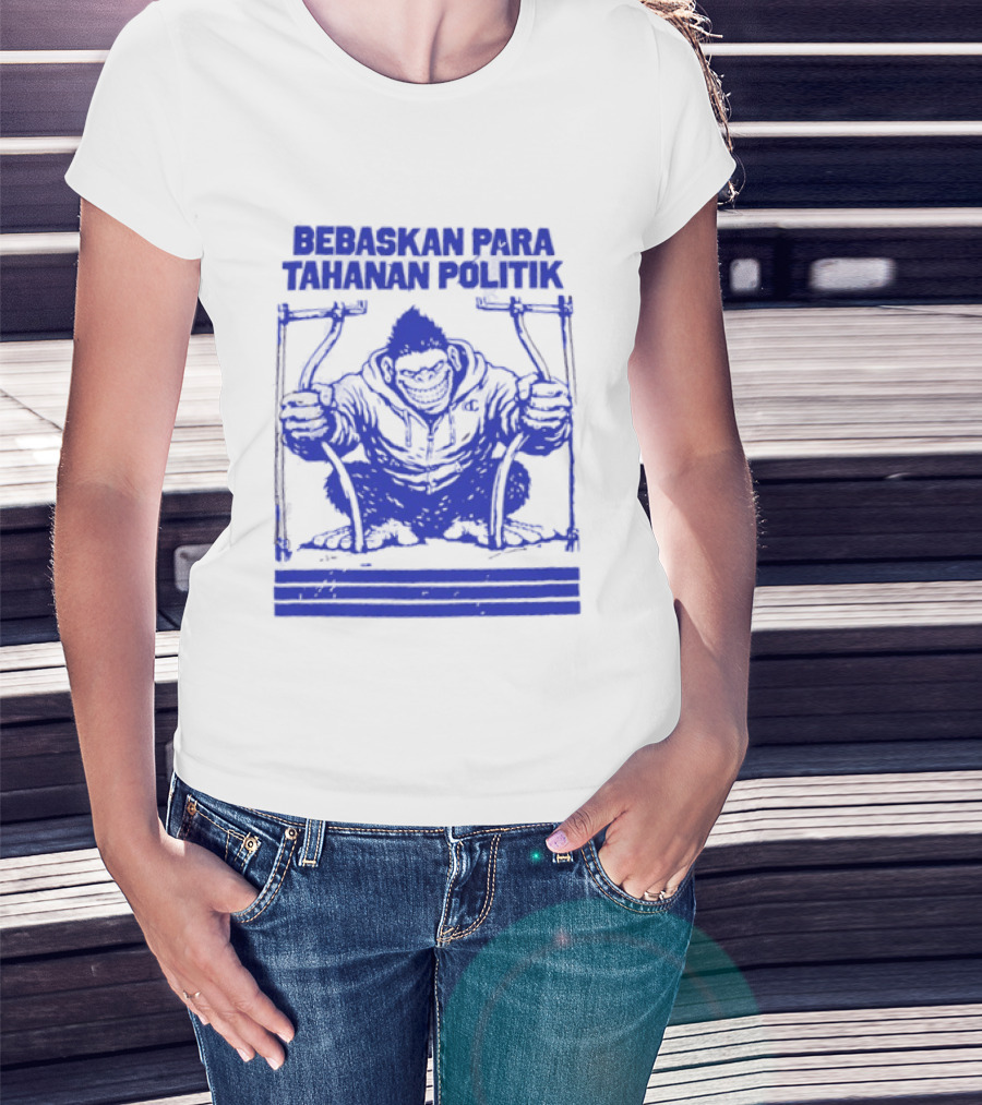 Gorilla Bebaskan Para Tahanan Politik Aktivisme Sosial Pembebasan T-Shirt