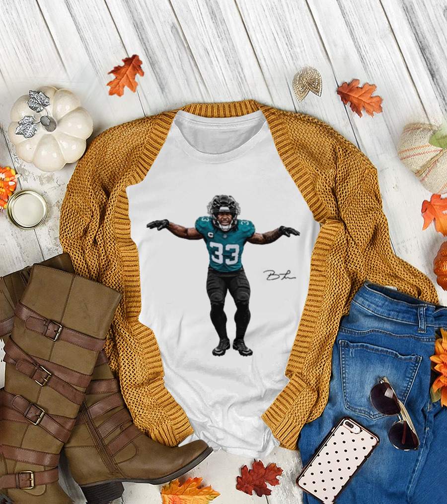 Bhayshul Tuten Tip Toeing Football Meme Number 33 T-Shirt