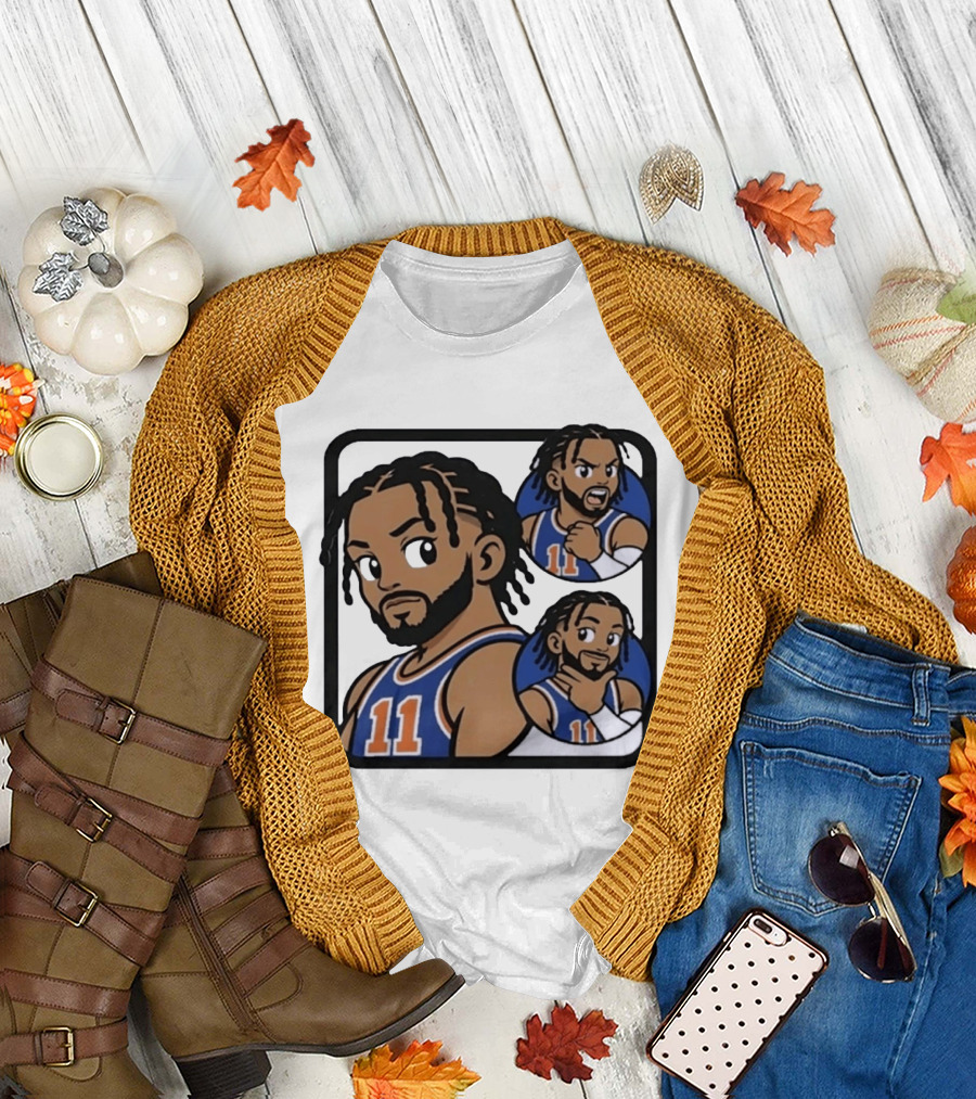 Jalen Brunson Anime Knicks Basketball 11 T-Shirt
