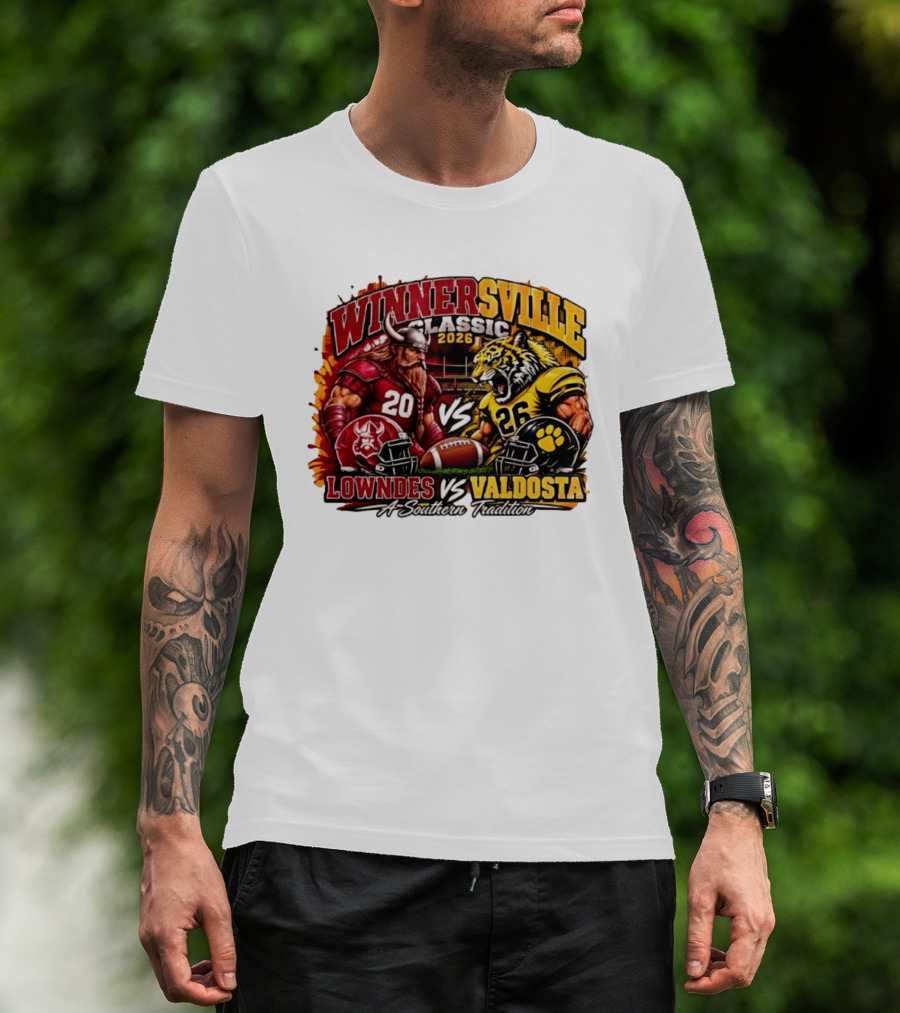 Winnersville Classic 2026 Lowndes Vs Valdosta A Southern Tradition Football Rivalry Clash T-Shirt