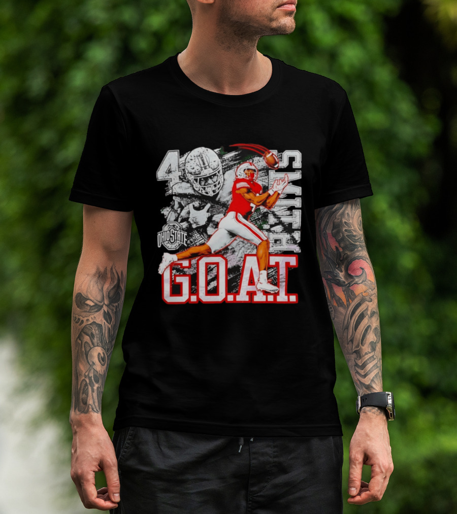 Ohio State Jeremiah Smith G.O.A.T Football 2026 T-Shirt