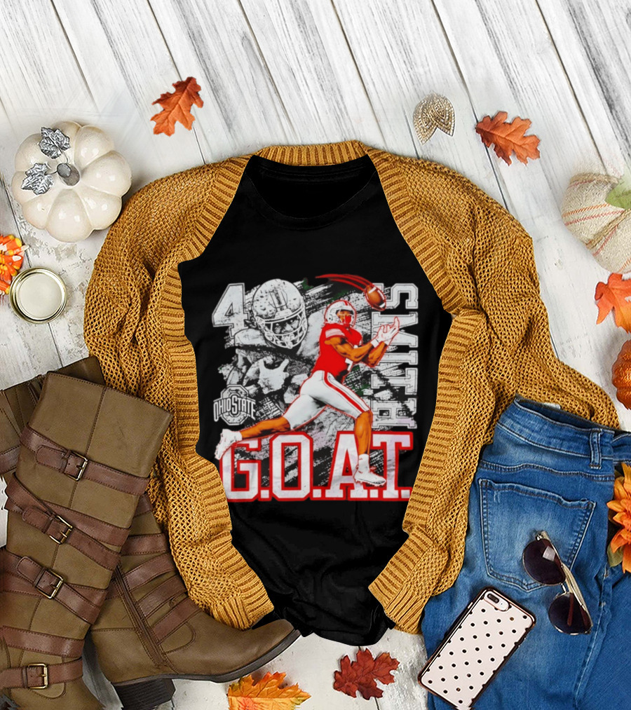Ohio State Jeremiah Smith G.O.A.T Football 2026 T-Shirt