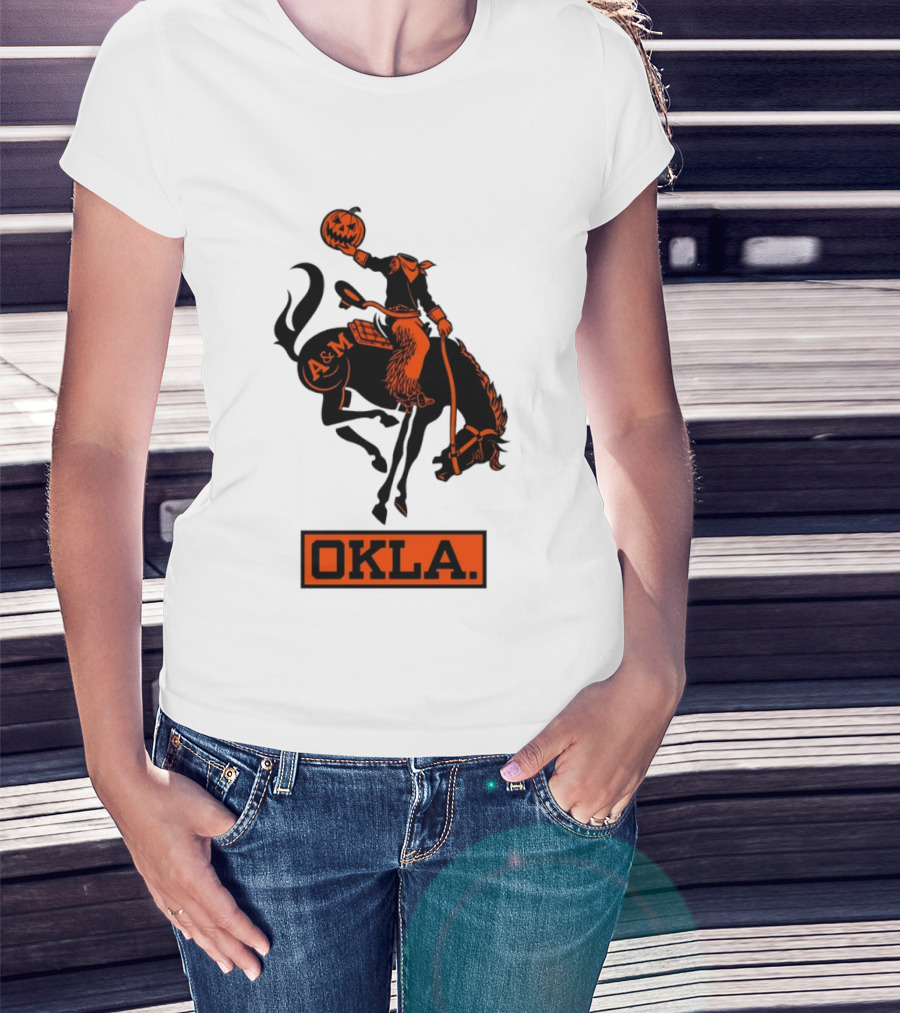 Wilson F. Ball Okla A&M Headless Horseman Halloween Oklahoma State T-Shirt