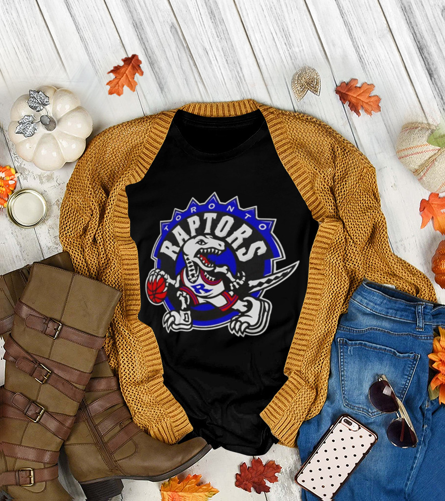 Toronto Raptors Dino Skeleton Halloween Basketball T-Shirt