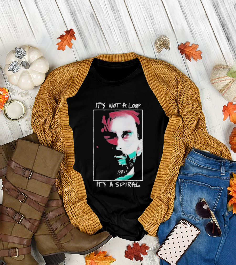 Alan Wake 2 It's Not A Loop It's A Spiral Portrait Style T-Shirt