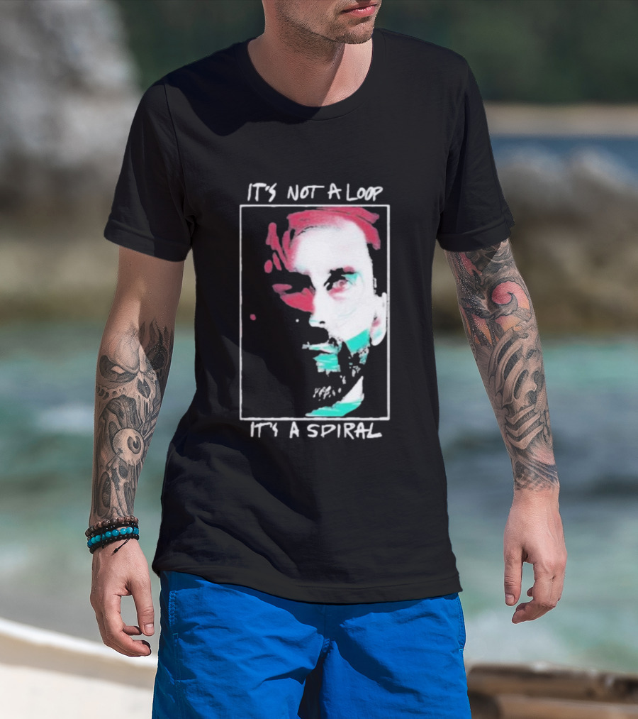 Alan Wake 2 It's Not A Loop It's A Spiral Portrait Style T-Shirt