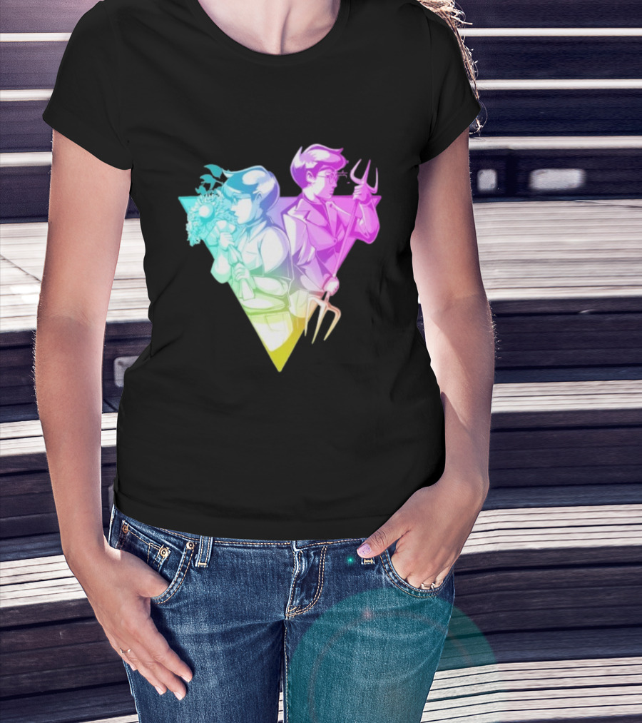 BDTH Division Character Illustration Gradient Style T-Shirt