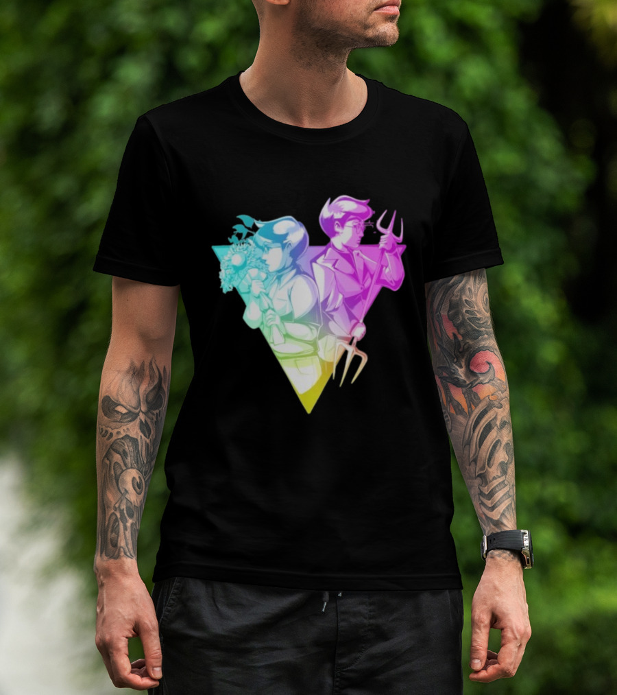 BDTH Division Character Illustration Gradient Style T-Shirt