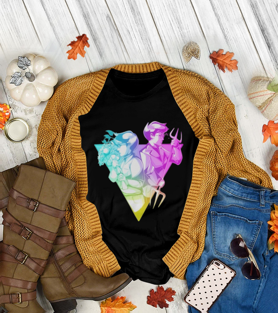 BDTH Division Character Illustration Gradient Style T-Shirt