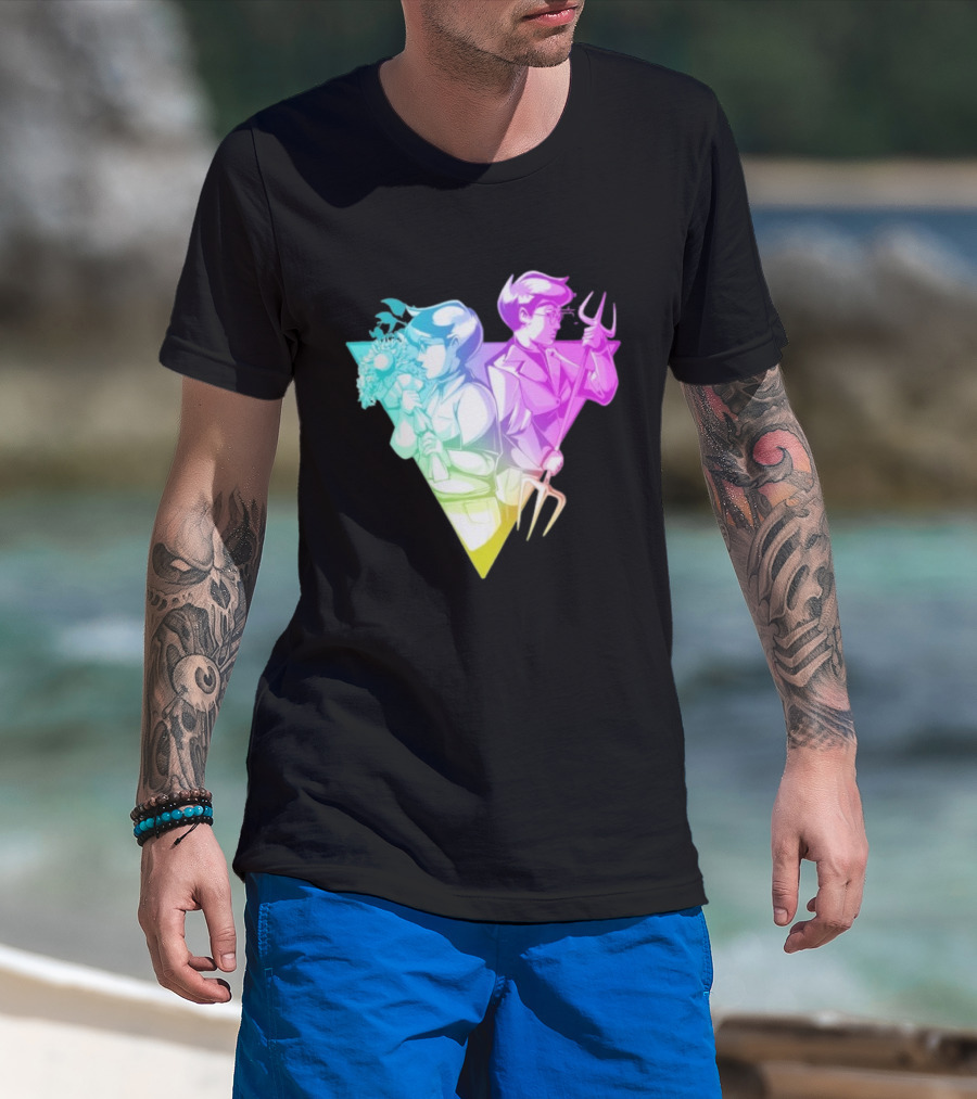 BDTH Division Character Illustration Gradient Style T-Shirt