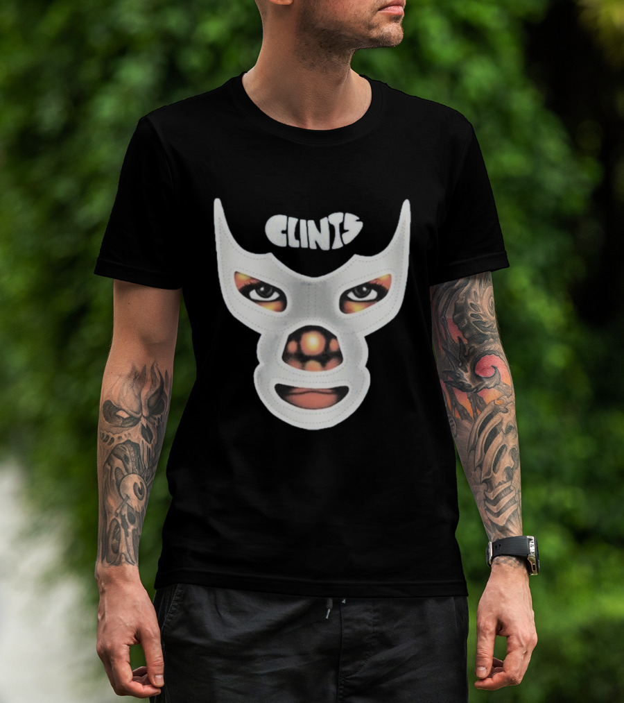 Clints Wrestler Mask Eyes T-Shirt