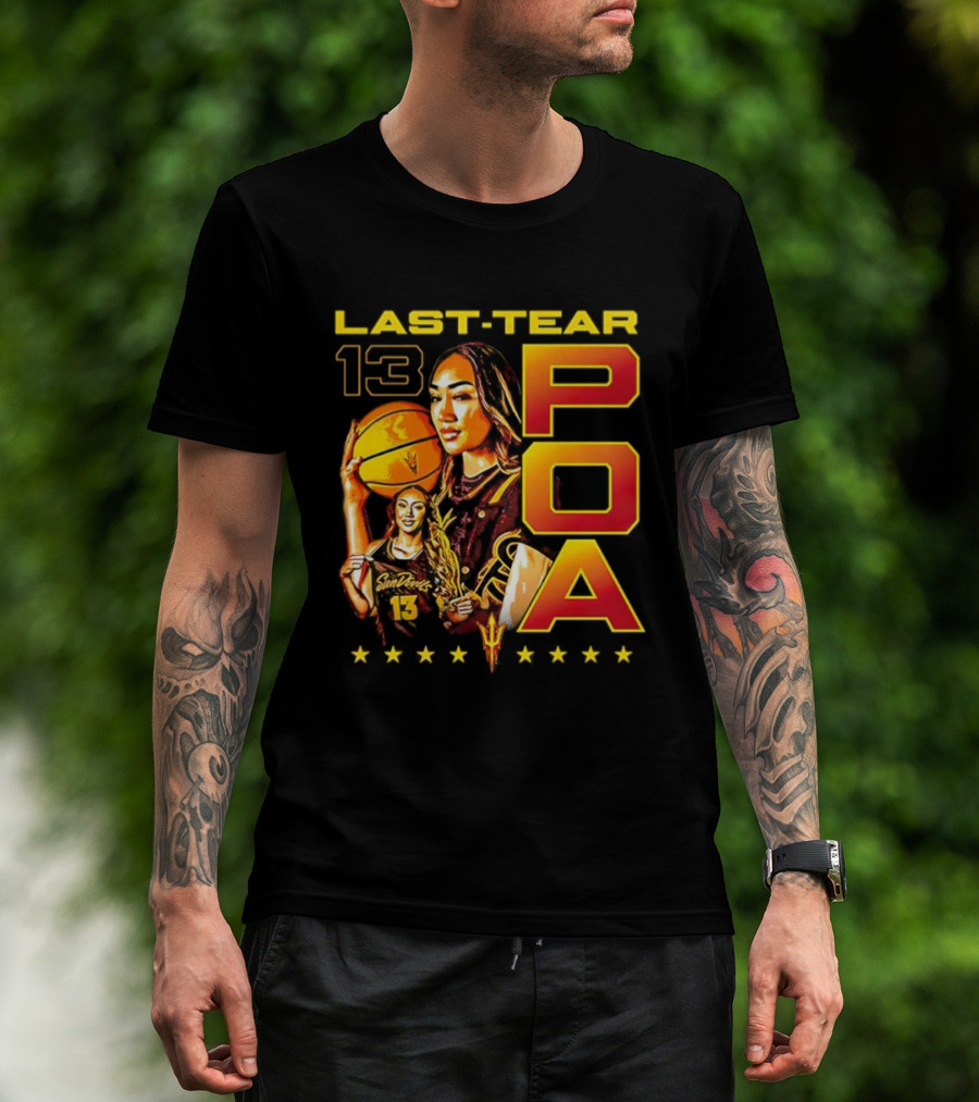 Last Tear 13 POA Arizona State Sun Devils Women's Basketball T-Shirt