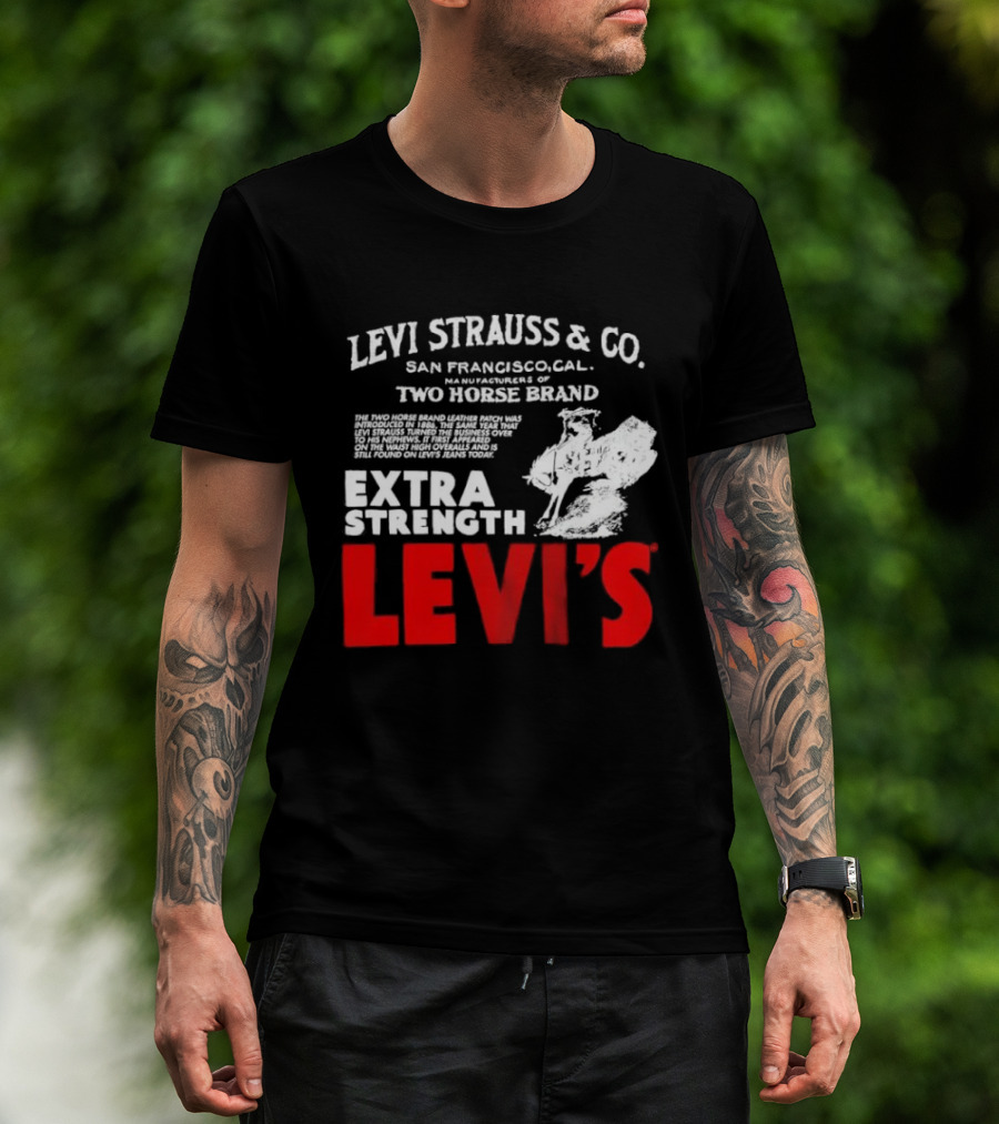Levi Strauss & Co. San Francisco Two Horse Brand Extra Strength Levi's T-Shirt