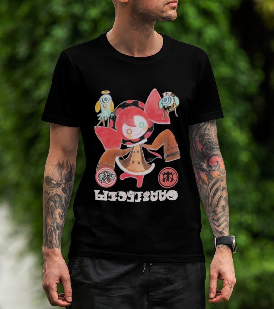 Puella Magi Madoka Magica Charlotte Kawaii Anime Character With Cute Red And Pink Features T-Shirt