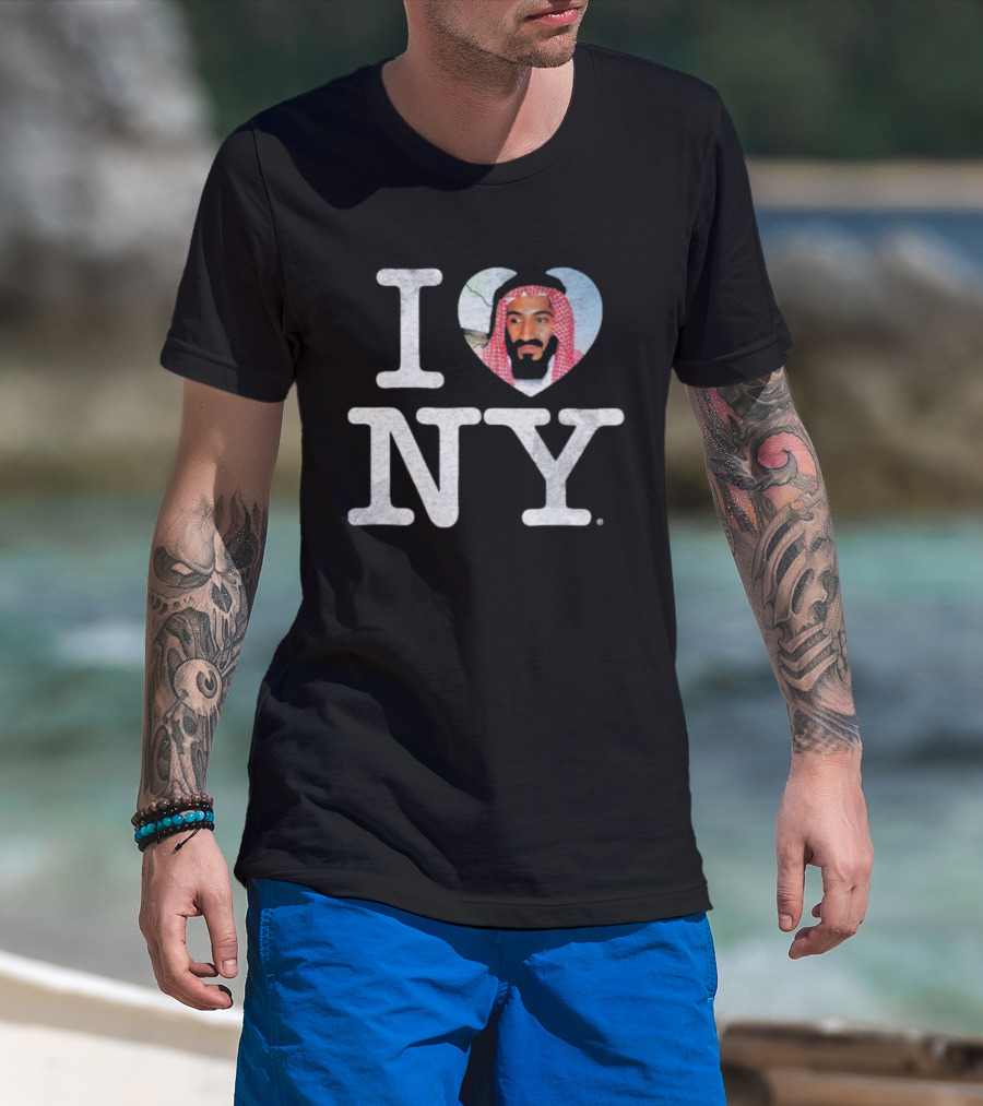 I Love NY With Saudi Arabia Twist Image T-Shirt