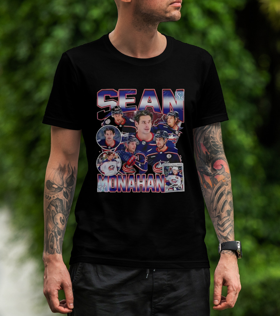 Sean Monahan Columbus Hockey Collection T-Shirt