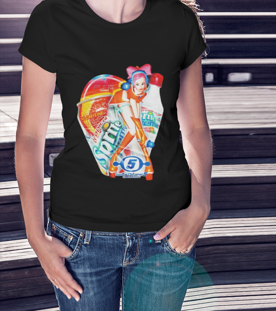 Tropical Sprite Remix No Caffeine Space Channel 5 Special Edition T-Shirt
