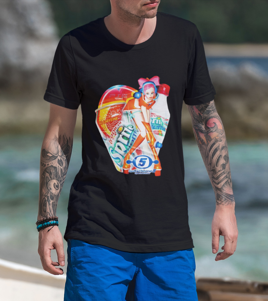 Tropical Sprite Remix No Caffeine Space Channel 5 Special Edition T-Shirt