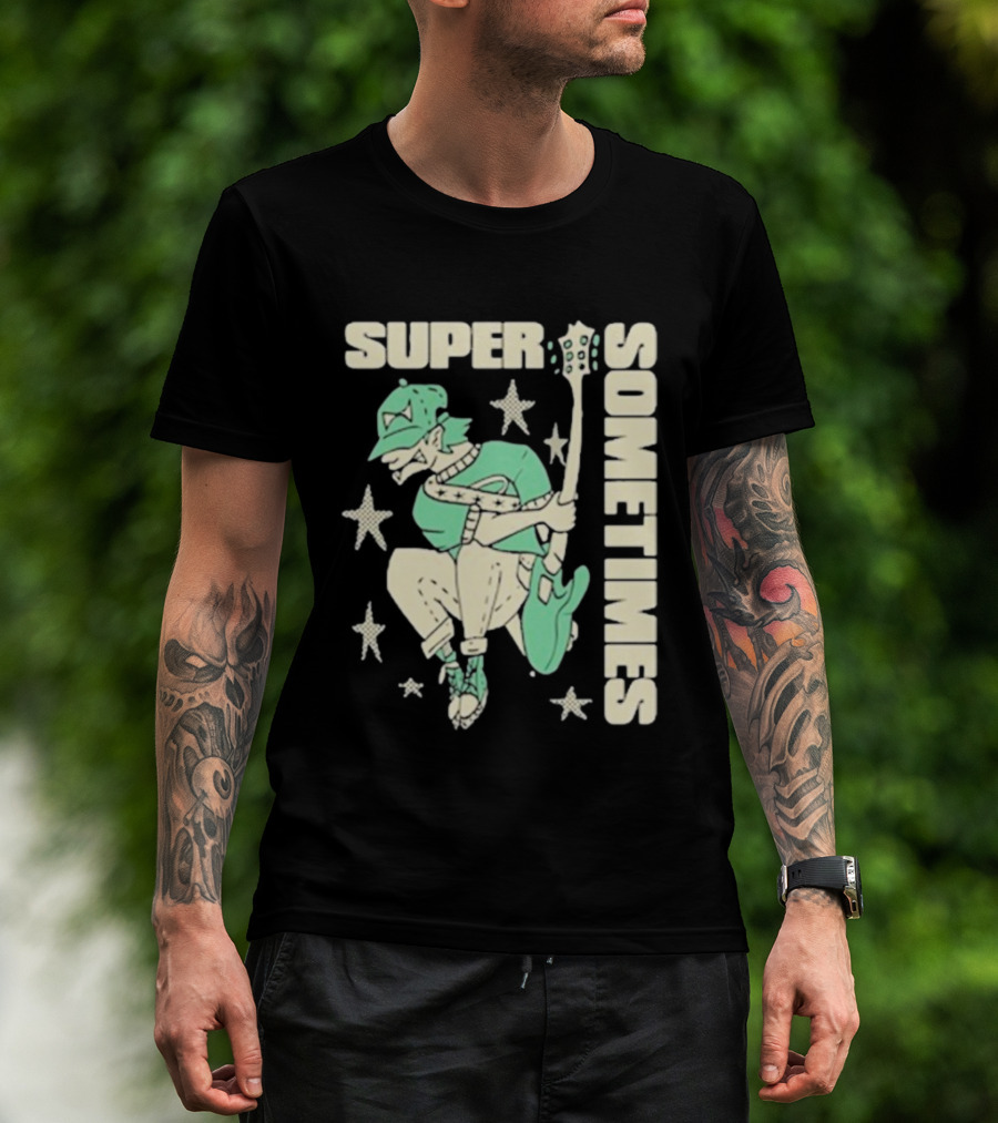 Super Sometimes Jumpman Guitar Star Icon T-Shirt