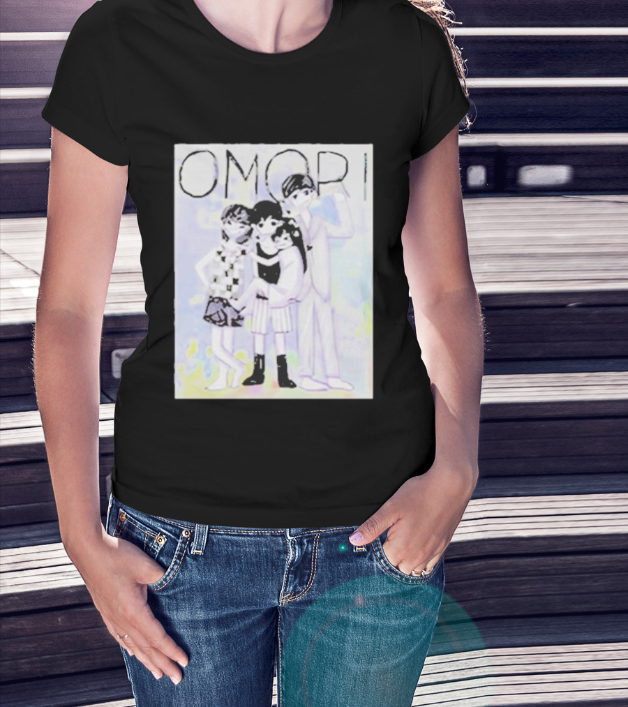 OMORI Game Characters Group Illustration T-Shirt