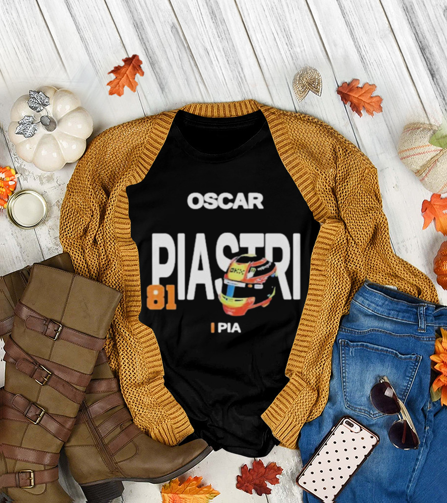 Oscar Piastri PIA81 Racing Helmet Icon PIA 81 T-Shirt