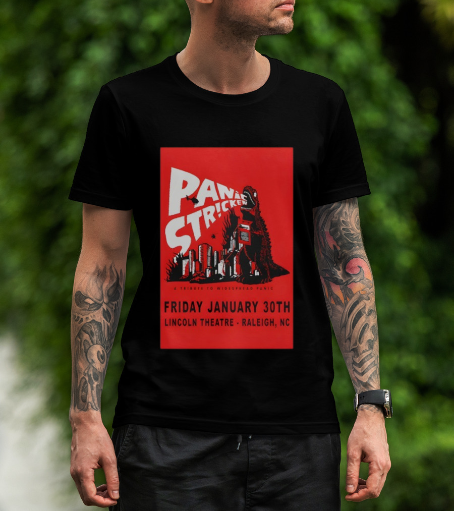 Panic Stricken A Tribute To Widespread Panic Lincoln Theatre Raleigh NC January 30 2026 T-Shirt
