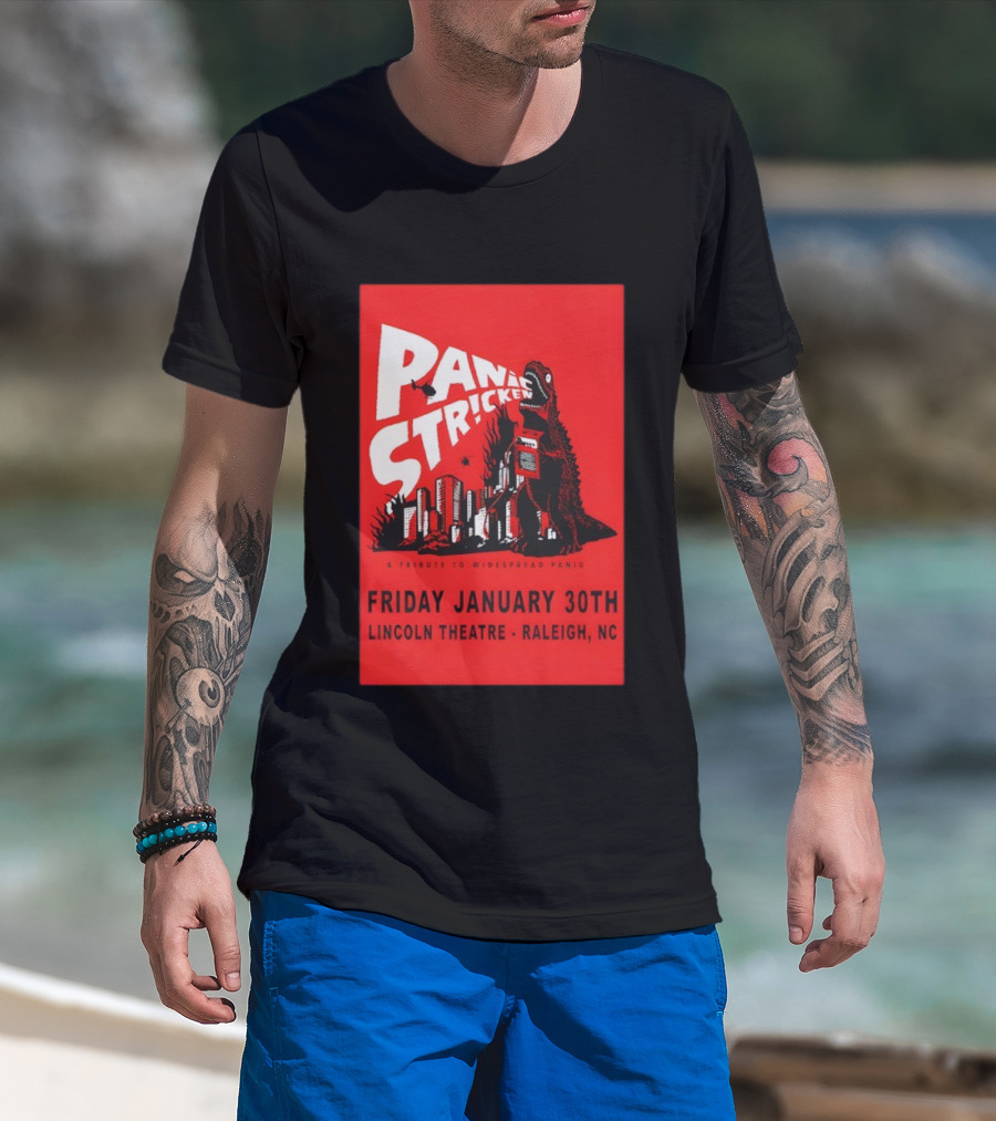 Panic Stricken A Tribute To Widespread Panic Lincoln Theatre Raleigh NC January 30 2026 T-Shirt