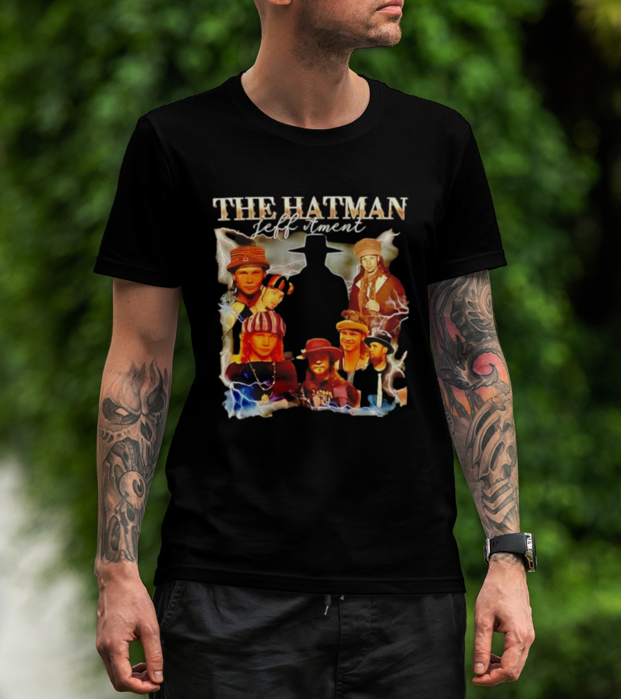 The Hatman Jeff Ament Lightning Collage T-Shirt