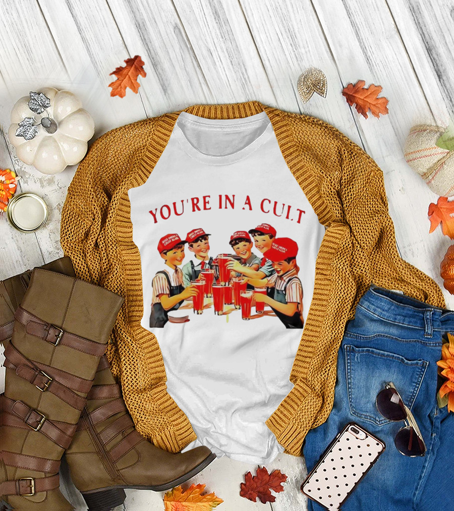 You're in a Cult Make America Cult Again Vintage Theme T-Shirt