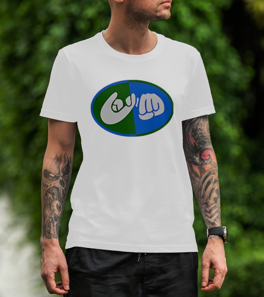 Help With That Request Circle Hand And Fist Icon T-Shirt