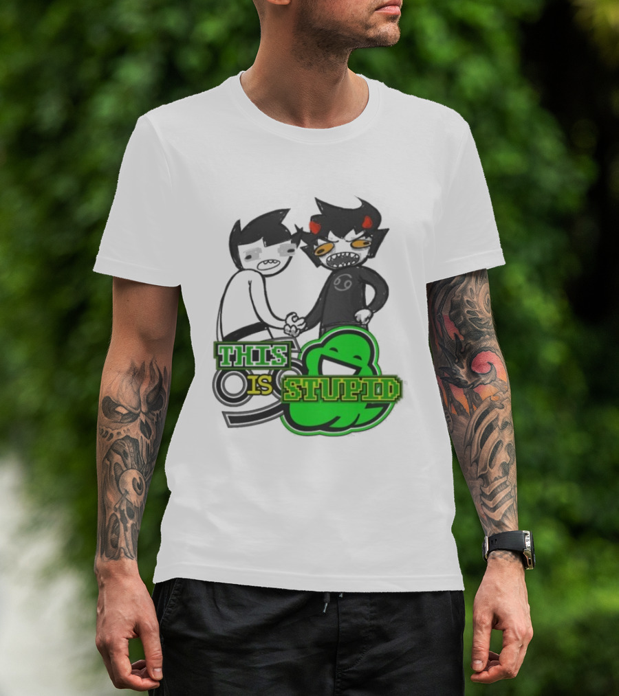 Strife Project This Is Stupid Homestuck New Age Of Assholes Gamzee Makara Iconic Troll Characters T-Shirt