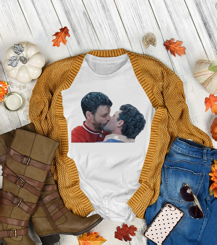 The Little Gay Scott Kipp Kiss Star Trek Parody LGBTQ+ T-Shirt