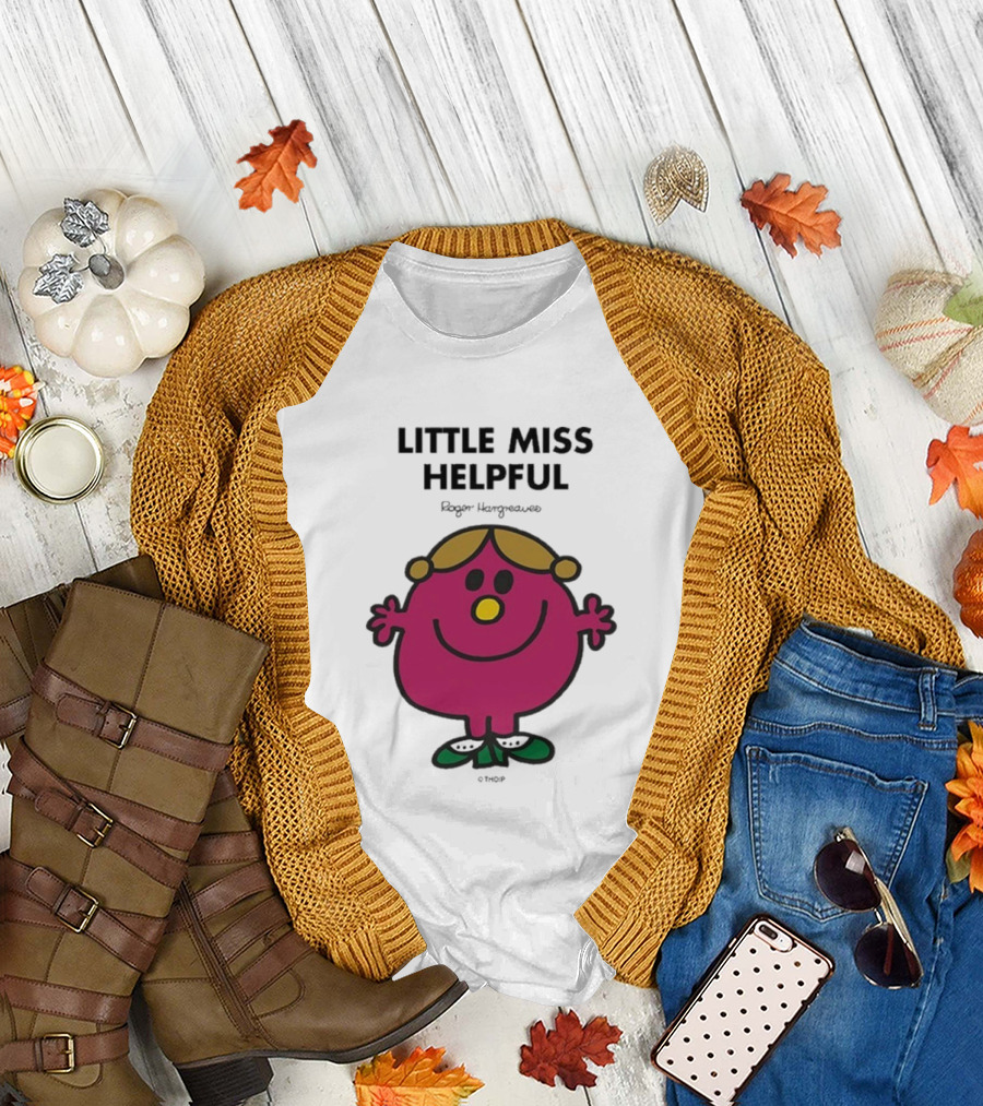 Little Miss Helpful Roger Hargreaves Character T-Shirt