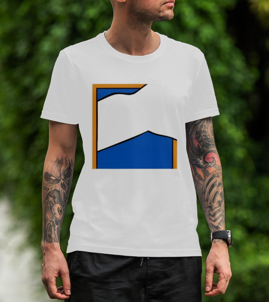 Thechemicalbrothers Kipping Like A Stone Retro Blue Orange Modern Art Style T-Shirt