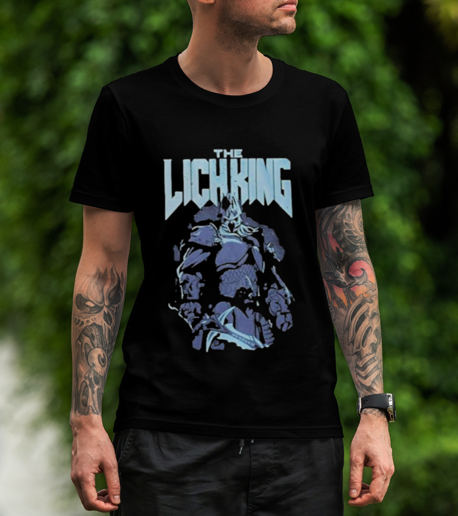 The Lich King Blizzard Iconic Character Armor T-Shirt