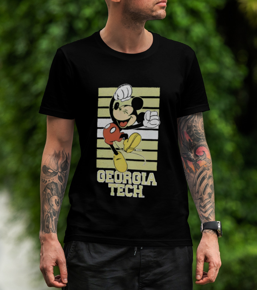 Georgia Tech Yellow Jackets Mickey Mouse T-Shirt